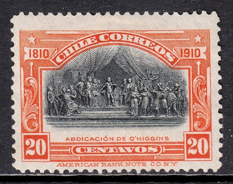 Chile - Scott #90 - MH - Pencil/rev. - SCV $2.50