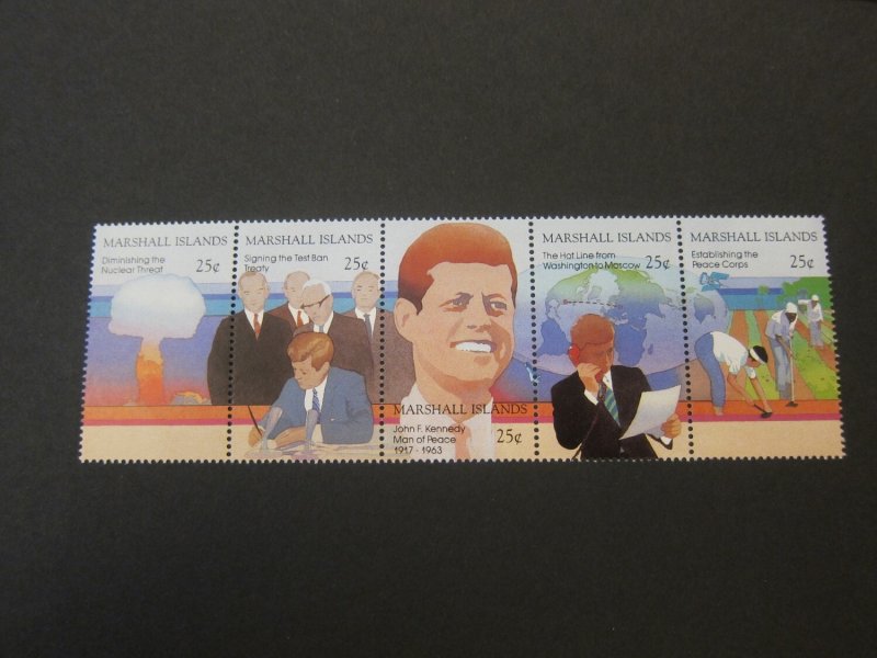 Marshall Island 1988 Sc 204a John F Kennedy set MNH