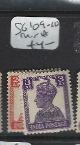 INDIA PATIALA  (PP1108B)  KGVI  SG 109-10   MNH 