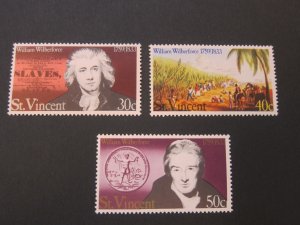 St Vincent 1973 Sc 353-355 set MNH