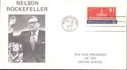 1974 Nelson Rockefeller  41st Vice Pres Inaugural cover