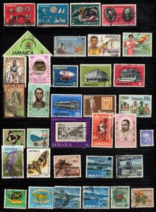 Jamaica Lot Of Used Issues All Eras - Duplication & Some Faults CV $150++