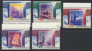 GB SG 1414 - 1418  SC# 1234-1238  MNH  - Christmas 1988