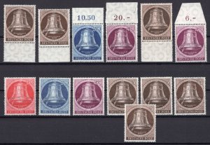 Berlin: Lot MNH Stamps Bells
