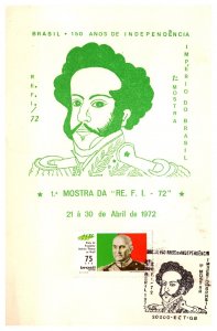 Brazil, Worldwide First Day Cover, Maximum Card