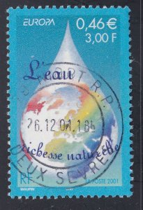 France 2001 Sc#2817 C.E.P.T.- Water, Natural Wealth Used