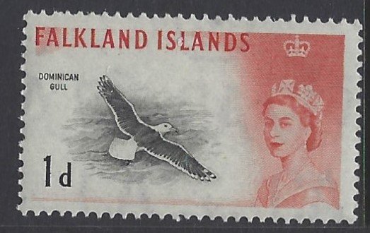 Falkland Islands, Scott #129; 1p Queen Elizabeth II, MH