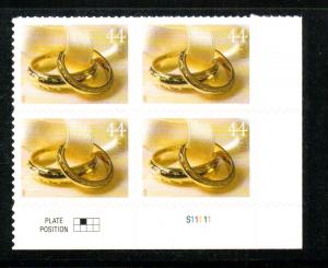 #4397 MNH Plate Block