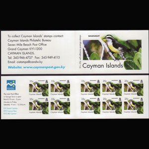 CAYMAN IS. 2006 - Scott# 983AD Booklet-Birds NH