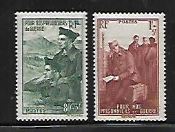 FRANCE,B108-B109, MNH, SOLDIERS