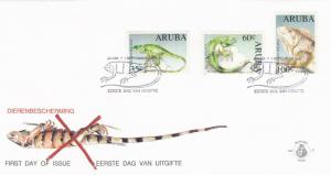 Aruba 1993 Iguana FDC Unadressed VGC