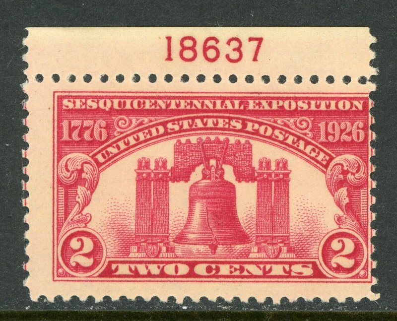 USA 1926 Declaration of Independence 2¢ Carmine Scott 627 PNS MNH B560