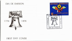 Dominican Republic, Worldwide First Day Cover, Americana