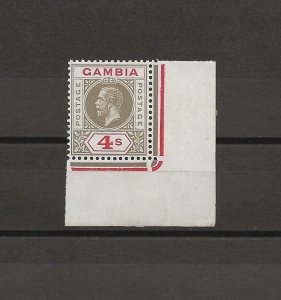 GAMBIA 1921/22 SG 117w MNH Cat £90