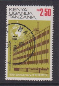 Kenya, Uganda, & Tanzania   #275   used  1974  Interpol  2.50sh St. Cloud