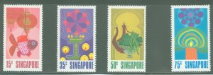Singapore #157-160 Mint (NH) Single (Complete Set)