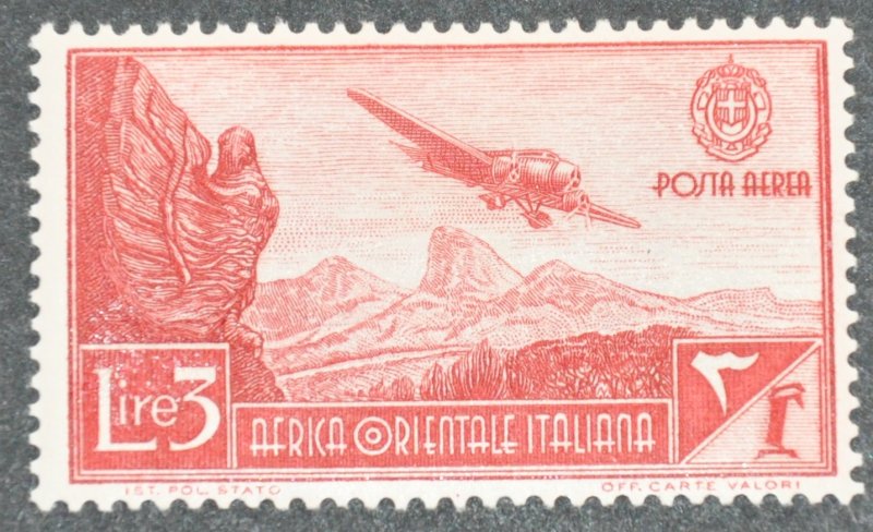 DYNAMITE Stamps: Italian East Africa Scott #C8 – MINT hr