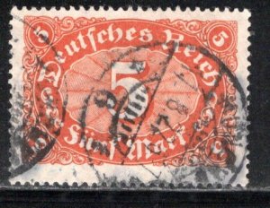 Germany Reich Scott # 153, used, Mi # 174a, exp h/s