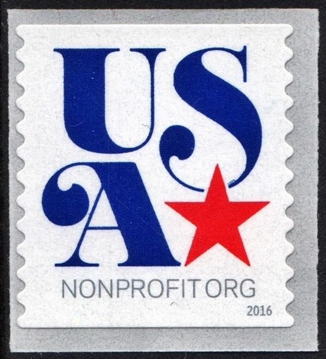 SC#5061 (5¢) USA Nonprofit Coil Single (2016) SA