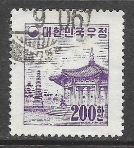 Korea 203E: 200h Pagoda Park, Seoul, used, F-VF