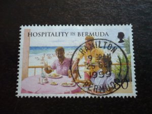 Stamps - Bermuda - Scott# 762 - Used Part Set of 1 Stamp