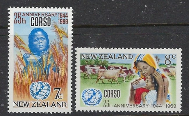 New Zealand 435-36 MNH 1969 set