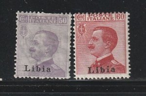 Libya 11-12 MH Overprints