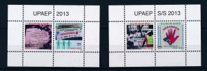 [SU1990] Suriname Surinam 2013 UPAEP 2 sheets MNH