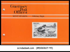 ALDERNEY - 1984 BIRDS / BIRDS - FOLDER (5V MNH) (ID:B69)