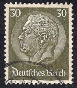 Germany #426 30pf Paul Von Hindenburg used EGRADED VF-XF 85