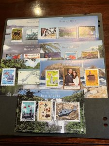 Stamps New Zealand Souvenir Sheets “Best Of “ 2006-12  never hinged