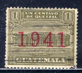 Guatemala; 1941; Sc. # RA16; O/Used Cpl. Set