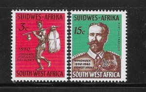 South West Africa 1965 75th anniversary of Windhoek Sc 300-301 MNH A3508