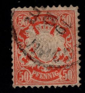 Bavaria German State Scott 44 used 1901 wmk 95 vertical