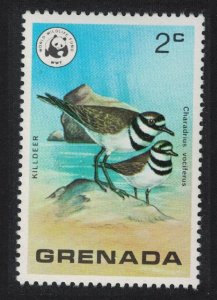 Grenada Killdeer plover Bird WWF 1978 MNH SG#924