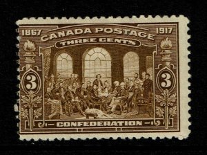 Canada SC# 136 Mint Hinged / Hinge Rem / Small Gum Thin - S15512