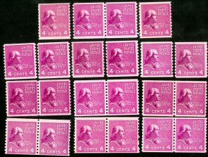 US Stamps # 843 MNH F-VF Fresh Lot of 20 Scott Value $150.00