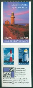 Australia 2002 $4.90 Lighthouses B244 Philatelic Booklet Lot26084