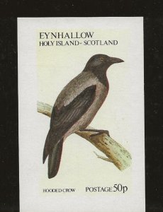 GB Local Eynhallow 1973 Bird, Hooded Crow miniature sheet EYN9  MNH