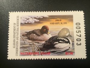 ICOLLECTZONE US 1998 #20 Alabama XF NH Duck Stamp 