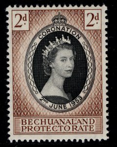 BECHUANALAND PROTECTORATE QEII SG142, 2d black & brown, NH MINT.