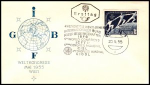Austria 605 U/A FDC