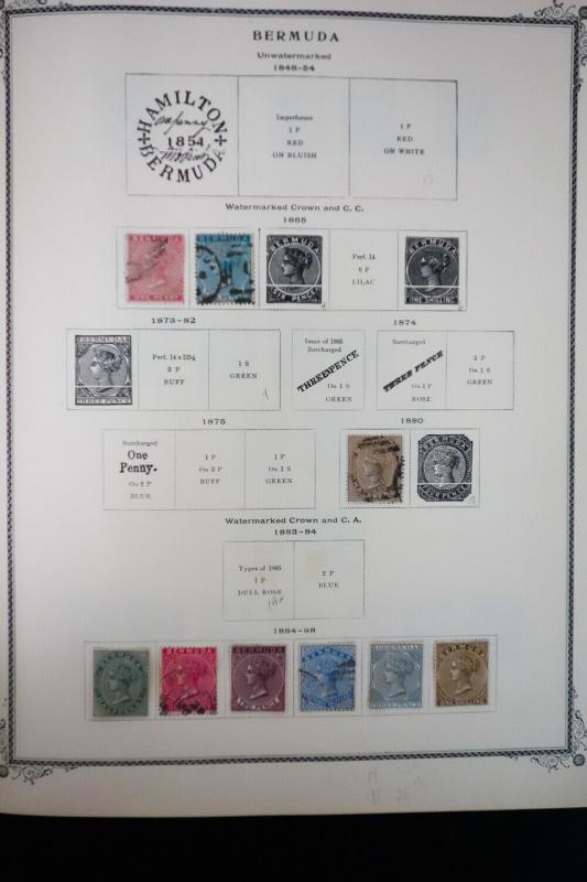 Bermuda 1800s to 2005 Vintage Stamp Collection