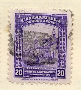 Colombia Air Post 1950 Early Issue Fine Used 20c. 173221