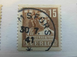 Sweden Sweden Sverige Sweden 1940 Sergel 15o perf 121⁄2 fine green used A13P41F20-