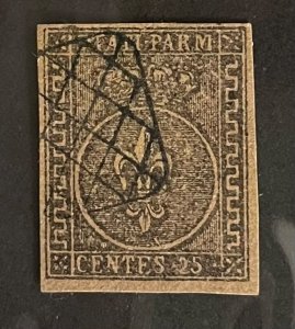 Italian states Parma 1852 SC4 Used