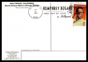 US 3152 Humphrey Bogart Post Card U/A FDC