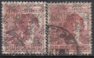 Germany #631 & 631A Used 