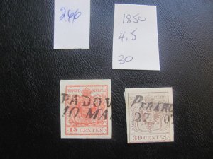 AUSTRIA-VENICE OFFICE 1850 USED SC 4,5 VF/XF $30 (266)