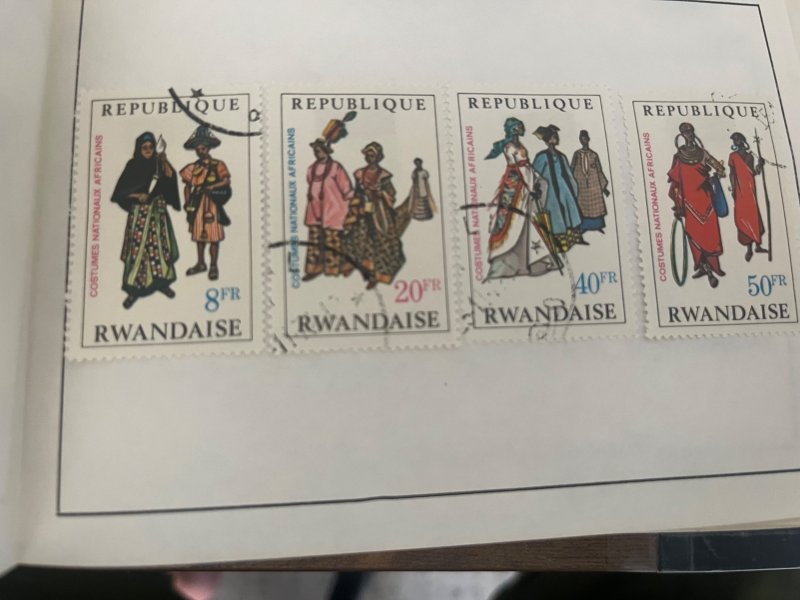 RWANDA, #272-279, USED